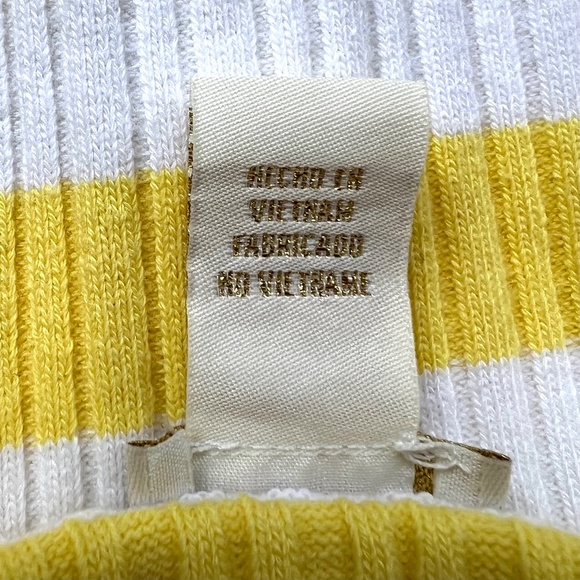 Forever 21 Girls Yellow and White Striped Shirt - Picture 14 of 14